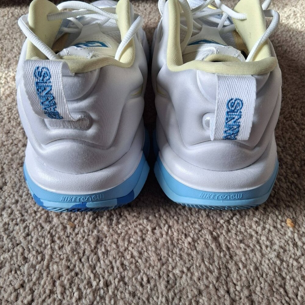 Nike Mens Giannis Immortality 3 White-Light Photo Blue-Yellow Sz 12 - Picture 3 of 6